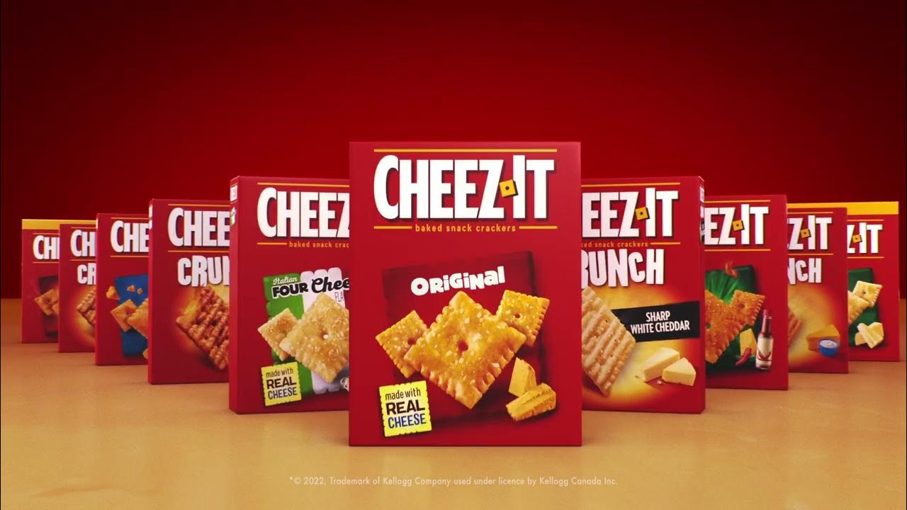 CHEEZIT® Cheesy. Crunchy Satisfaction, now in ten cheesy flavours
