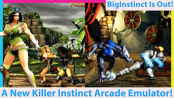 A NEW Arcade Emulator is Out! BigInstinct! Killer Instinct and KI 2 Emulator
