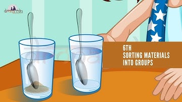 SORTING MATERIALS INTO GROUPS, 6TH STANDARD, MATHEMATICS | DRONA EDU