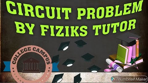 HOW TO CALCULATE EMF,RESISTANCE AND CURRENT FROM A GIVEN CIRCUIT PROBLEM? CURRENT ELECTROSTATICS PRO