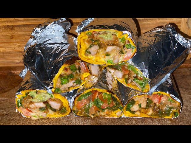 High Protein Egg Tortilla with Beef and Veggies | Pre workout meal | Easy prep class=