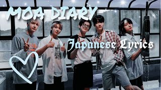 TXT — MOA Diary (Dubaddu Wari Wari)  [Japanese | Kaji | Romaji Lyrics]