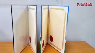 Certificate Folder in Portrait orientation - Hard Cover Certificate folder