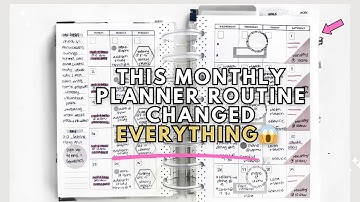 🗓️ This Monthly Planner Routine Changed EVERYTHING 😱 | How I Actually Stay Organized!