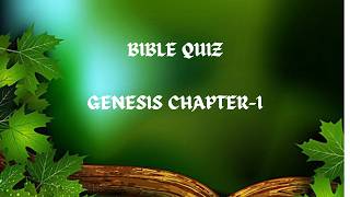 Genesis Chapter 1(Quiz)