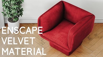 Enscape velvet material