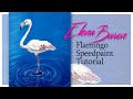 Easy Flamingo Acrylic Painting