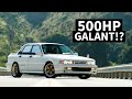 BIG Turbo 500+hp Galant VR-4, AKA the Mitsubishi Evo's Grandfather