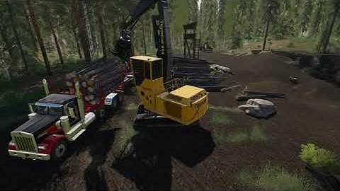 FS19 Bolt Logging: Loading Logs