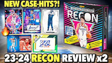 HUGE IMPROVEMENTS (NEW CASE HIT PULL)?! 😮🔥 2023-24 Panini Recon Basketball FOTL Hobby Box Review x2