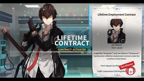 Counter:Side Joo Shiyoon Lifetime Contract