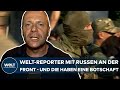 PUTINS KRIEG: WELT-Reporter Wanner mit Russen an der Front im Donbass - und die haben eine Botschaft