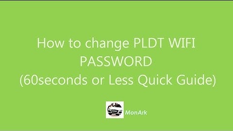 How to change PLDT WIFI PASSWORD Quick Guide