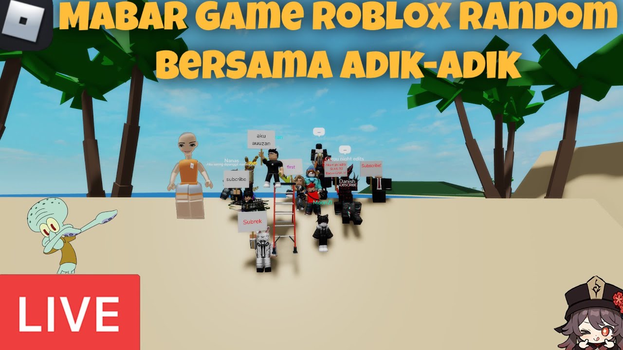 MABAR ROBLOX DI HARI MINGGU! GAME APA YG SERU NIH GES?! - Roblox Mabar 