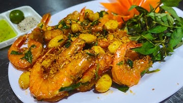 Anh Lee BTR | Cách làm TÔM CHÁY TỎI thơm lừng cực ngon, pha sốt siêu ngon xào tôm ngon nhất hiện nay