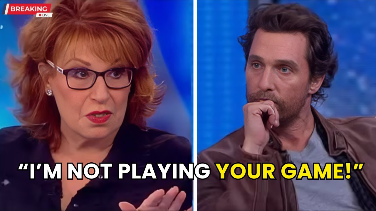 Matthew McConaughey SILENCES Joy Behar on Live TV — The Moment That SHOCKED Everyone!