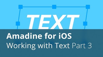 Working with Text—Part 3: Geometric Properties—Amadine for iPad and iPhone Tutorials