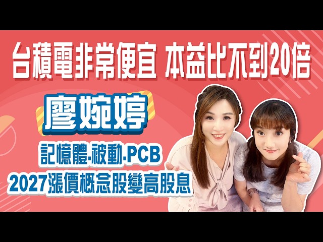 2027攻6萬5！台積電非常便宜 本益比不到20倍！欣興.南電.景碩續抱到2027不用擔心！│StayRich│俞璘 ft. 廖婉婷│202601008