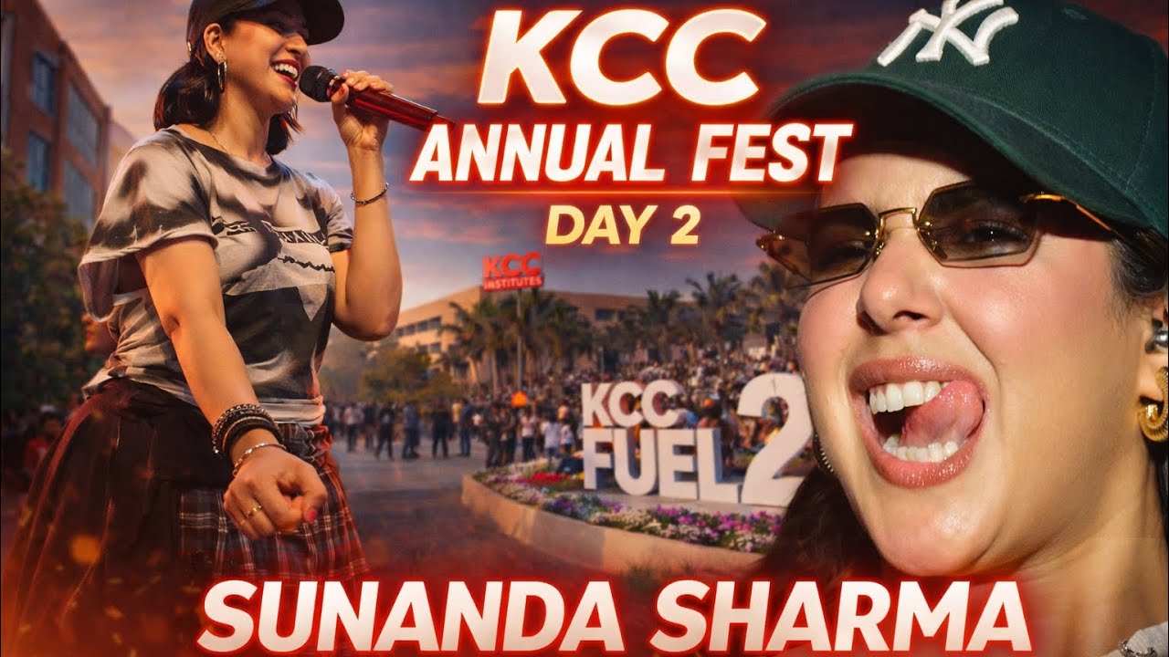 SUNANDA SHARMA LIVE PERFORMANCE | KCC ANNUAL FEST | ft. @SunandaSharmaSinger 