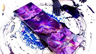 # 511   Bloom Blow out with a hair dryer!  Check out the results!  Acrylic Pouring