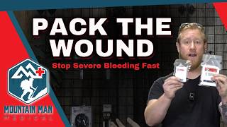 How to Pack a Wound & Apply a Pressure Dressing | Compressed Gauze + Bridger Bandage Demo
