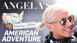 Angela Cullen takes on Laguna Seca's world-famous Corkscrew | Angela's American Adventure | INDYCAR