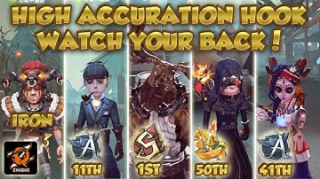 #15  Auto Aim Hook?? - Rank 1 Game Keeper | Lakeside | Identity V | 第五人格 | 제5인격 | Game Keeper