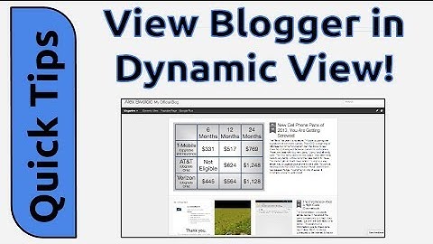 View Any Blogger Website in Dynamic View
