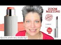 ZOOM MEETING APPROVED- Quick and easy makeup look! -WESTMAN ATELIER, CLINIQUE Black Honey Lip