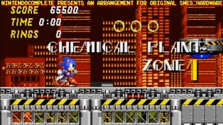 ♫CHEMICAL PLANT ZONE (Sonic 2) SNES Arrangement - NintendoComplete