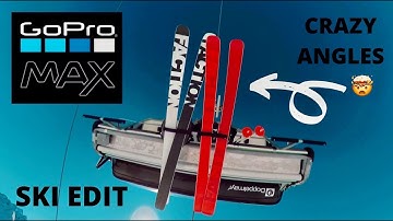GoPro MAX : Skiing On Crack - Crazy Test Footage: 360 Video Reframed