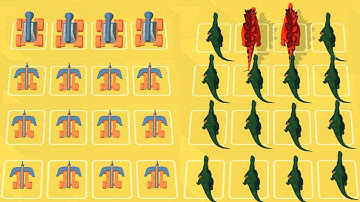 Dinosaur Merge Battle #4 - Android Gameplay