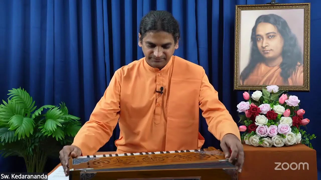 Meditation in English — led by a YSS sannyasi