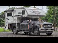 55 000 45 000 BEST RV TRUCK CAMPER LUXURY CAMPING IN THE RAIN