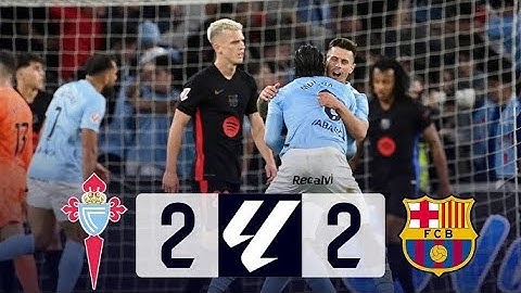 RC CELTA 2 - 2 FC BARCELONA I HIGHLIGHTS LALIGA EA SPORTS