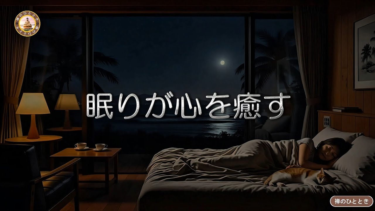 日本語で深く眠るための誘導瞑想  心を手放し、静けさの中で癒される安らかな眠り