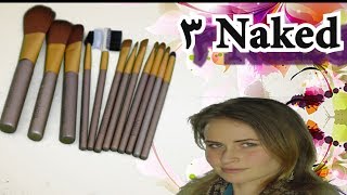 مجموعة نيكد 3 فرش مكياج  | مكياج مثالي ومظهر أكثر جاذبية Naked 4 * 7 Pcs Brushes Set