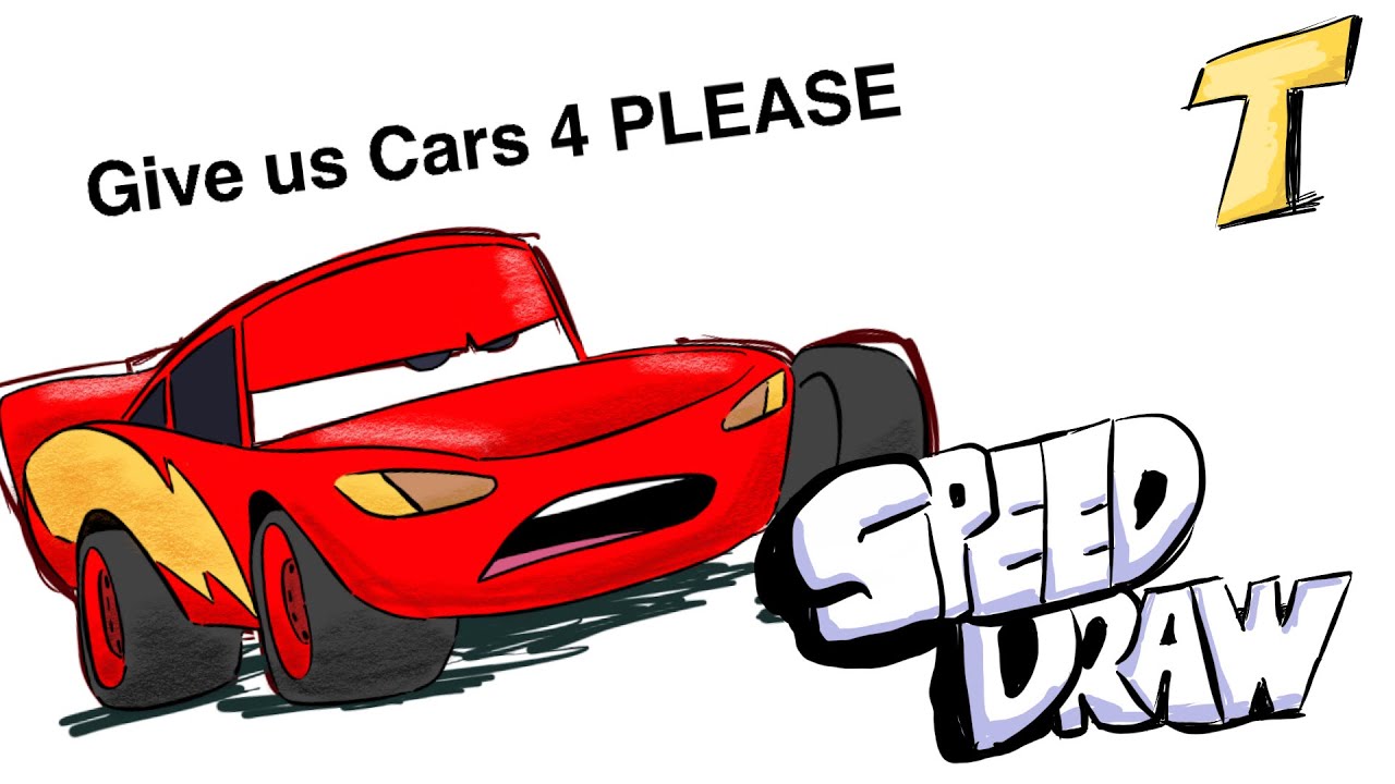 Disney Pixar Cars 4 Speed Draw - YouTube