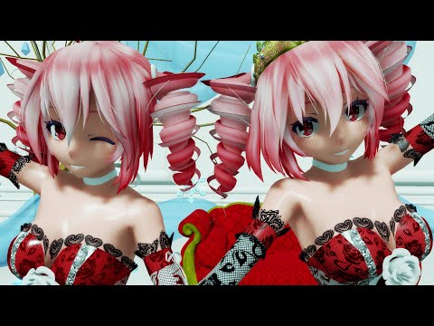 【MMD】テトちゃん姉妹でスターリースカイ☆パレード【かわいい】
