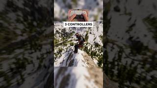 I tried to use 3 controllers in 1 clip😭 #gaming #ridersrepublic #skate #skateboarding #fyp #shorts
