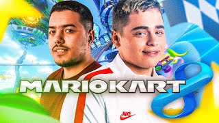 TEAM KZ vs TEAM BIBI SUR MARIO KART AVEC LA KAMETO TV