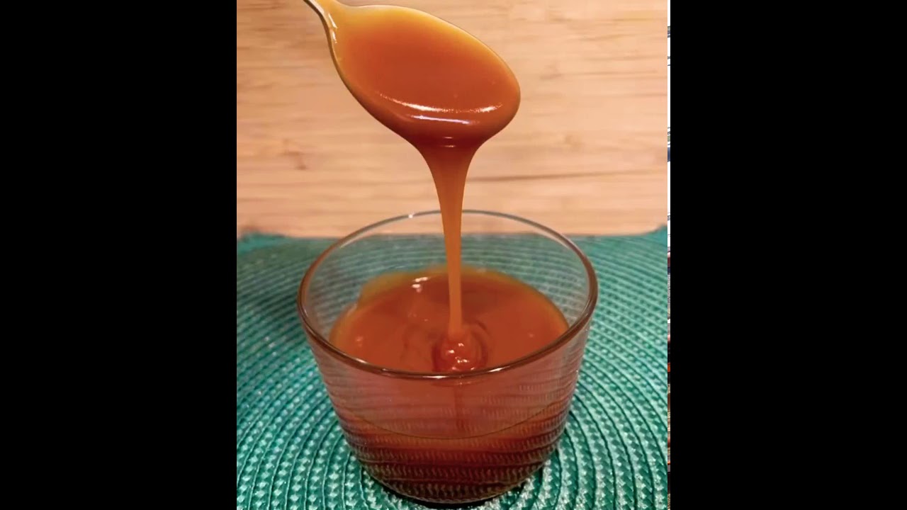 Karamellsoße / Karamell / Karamellsauce selber machen - YouTube