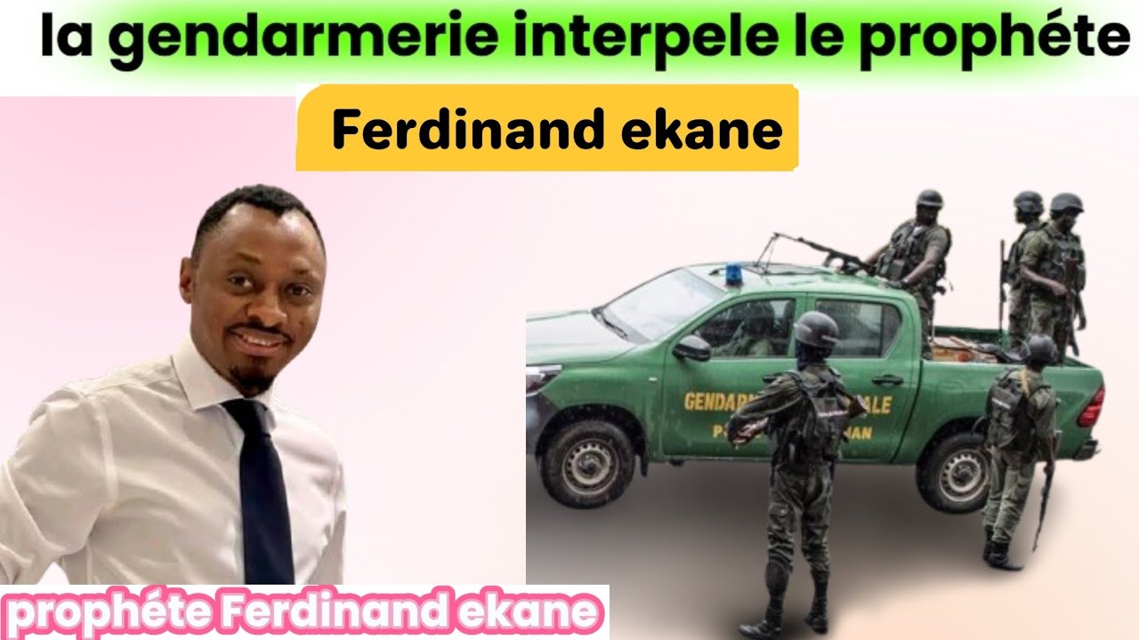 🇨🇲 prophéte Ferdinand ekane : la gendarmerie interpele le prophéte,les raisons 😱😱(pas récent la v.)