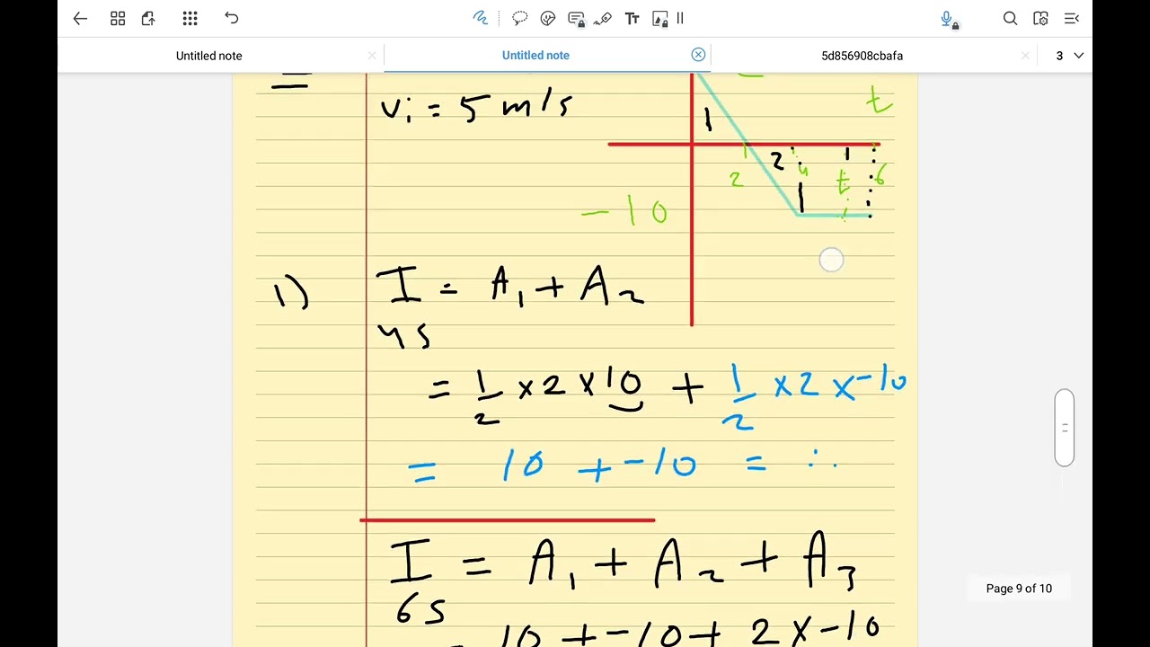 حل سؤال 10 في أسئلة الفصل الأول (الزخم والدفع)،ثاني عشر علمي