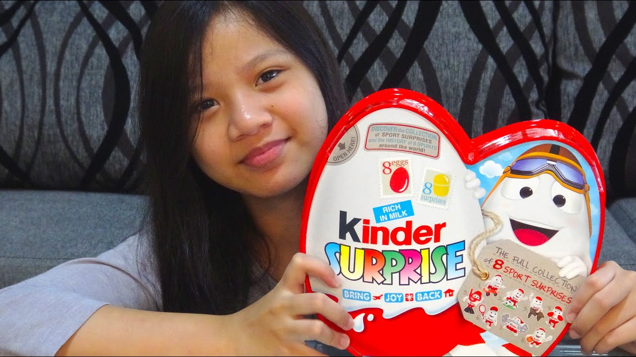 Kinder Surprise Eggs Full Collection of 8 Sports Surprises