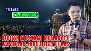 RIBUAN MUSTAMI MEMADATILAPANGAN YANG BEGITU LUAS