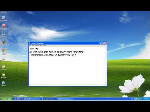 Video: De Naam Wijzigen In Windows XP