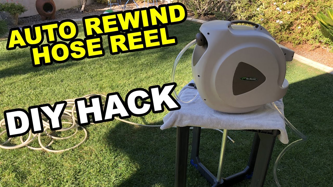 Water Changes made Easy (Auto Rewind Hose Reel) 