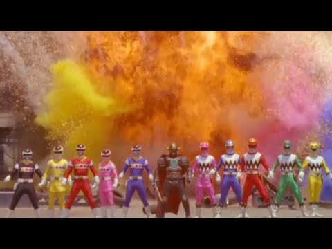 Power Rangers Lost Galaxy - To The Tenth Power - Lost Galaxy and In Space Team up - Psycho Rangers