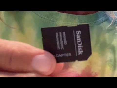 How to use a  Sandisk SD card adapter for a Micro SD card